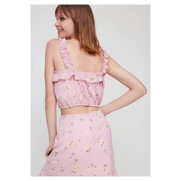 Aritzia Sunday Best Miranda Tank - Pale Lilac / Straw - Picture 5 of 8